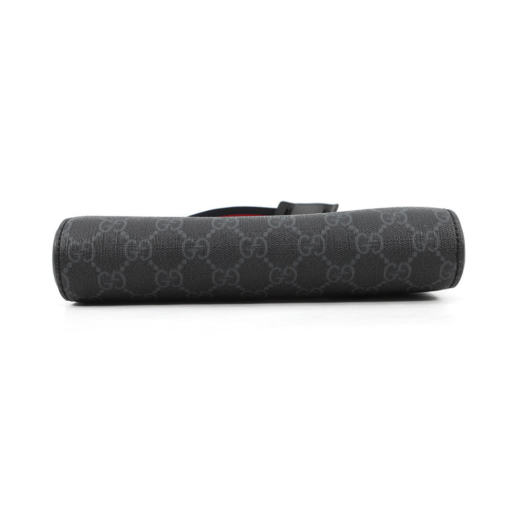 GUCCI Messenger bag Black523599 GG Supreme Leather Size Small