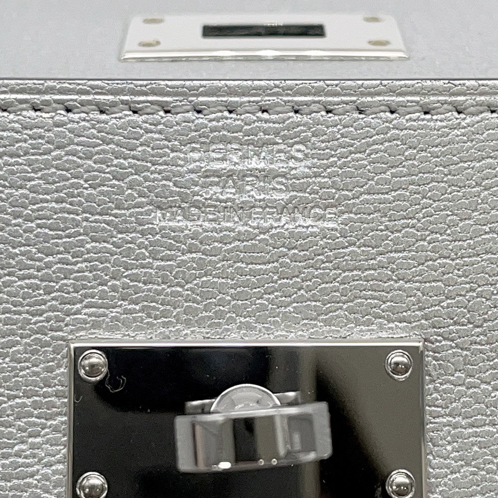 HERMES Kelly wallet long to go Argent Chevre Shamqila