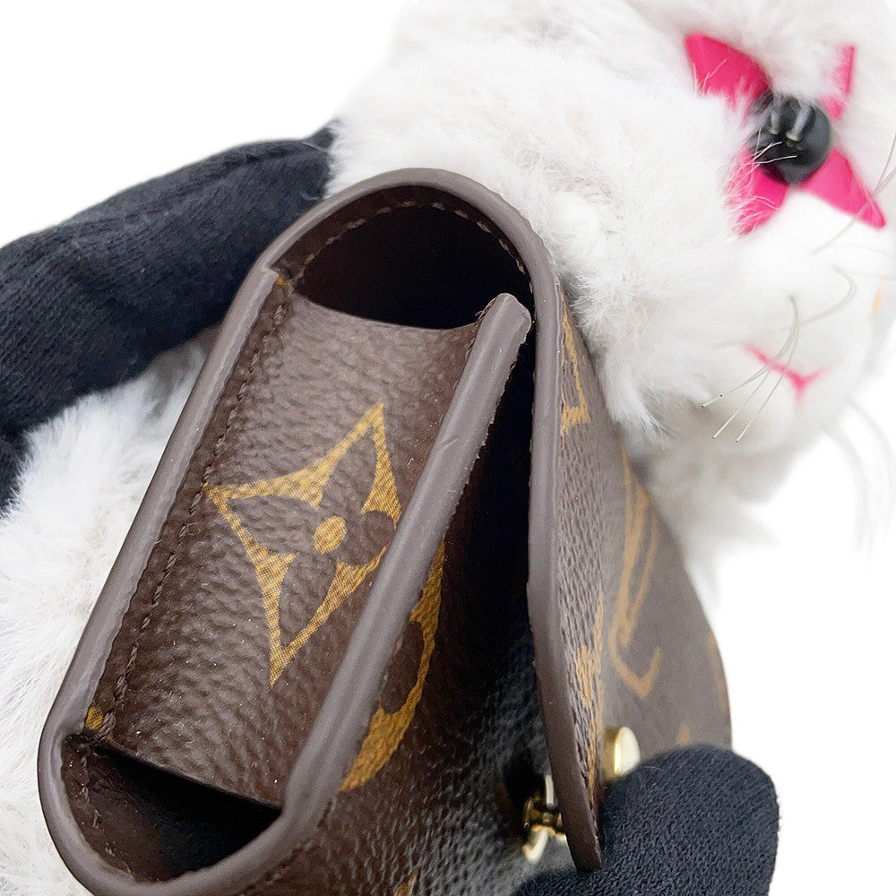 LOUIS VUITTON Bag Charm - LV Cute Kitten GrayM03512 Monogram Faux Fur