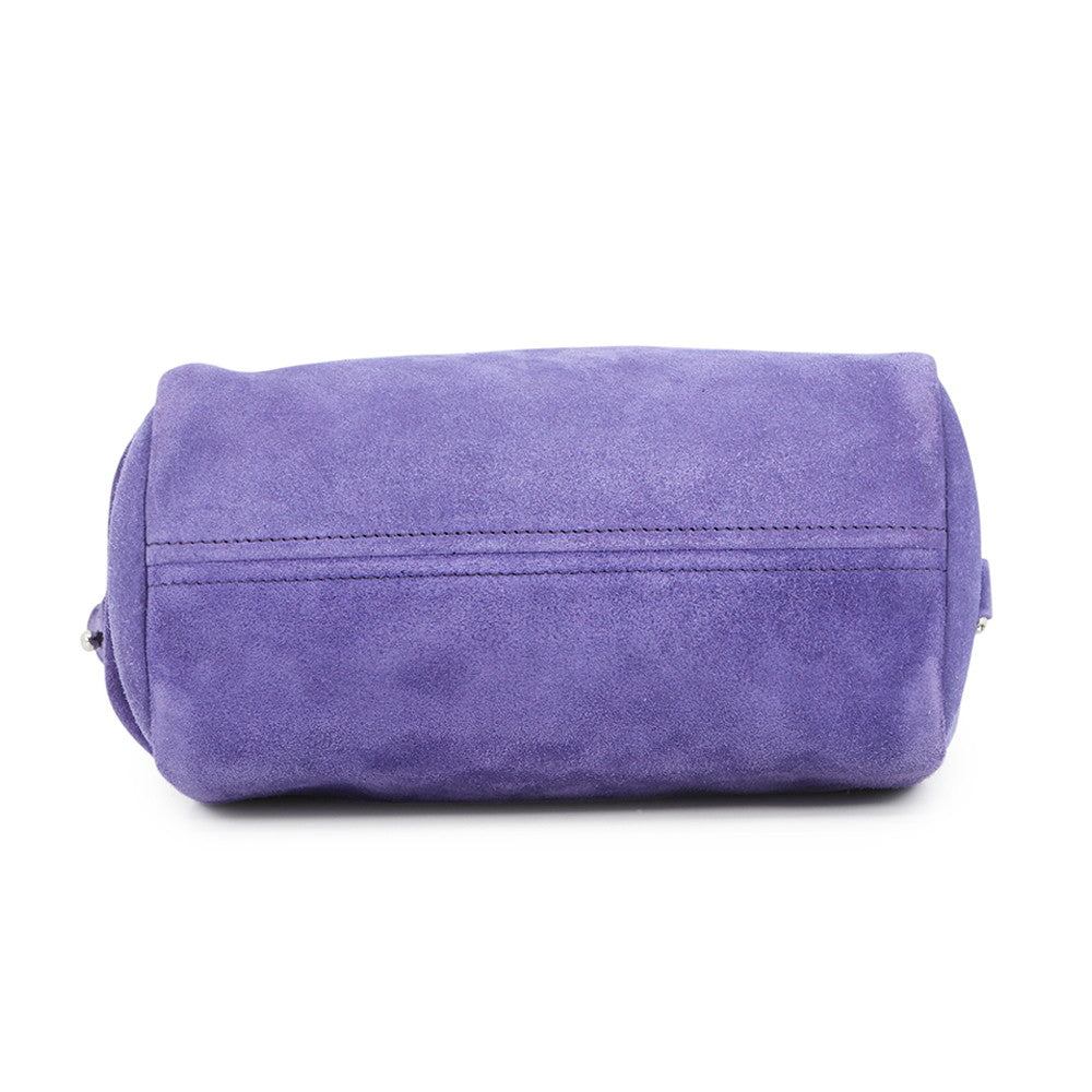 PRADA Shoulder Bag Purple2VH188 suede