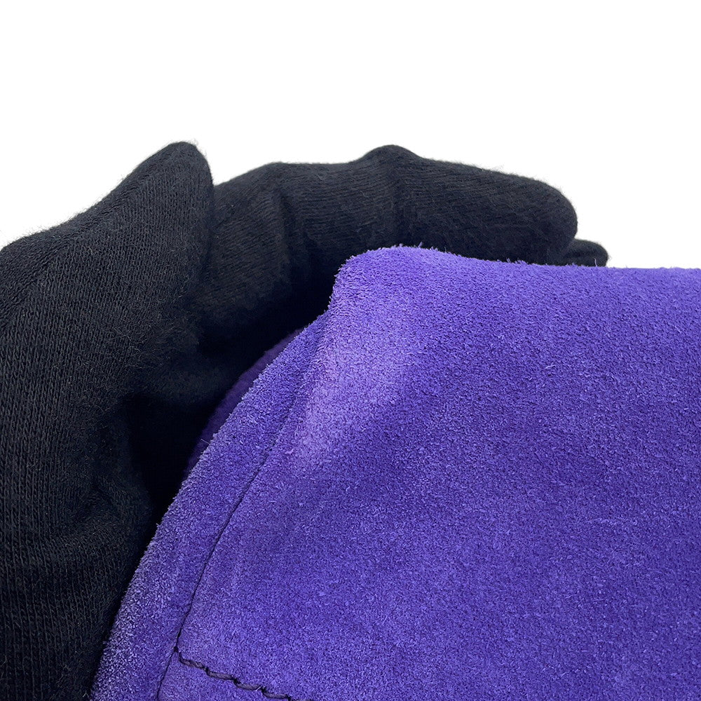 PRADA Shoulder Bag Purple2VH188 suede