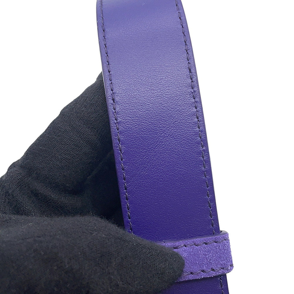 PRADA Shoulder Bag Purple2VH188 suede