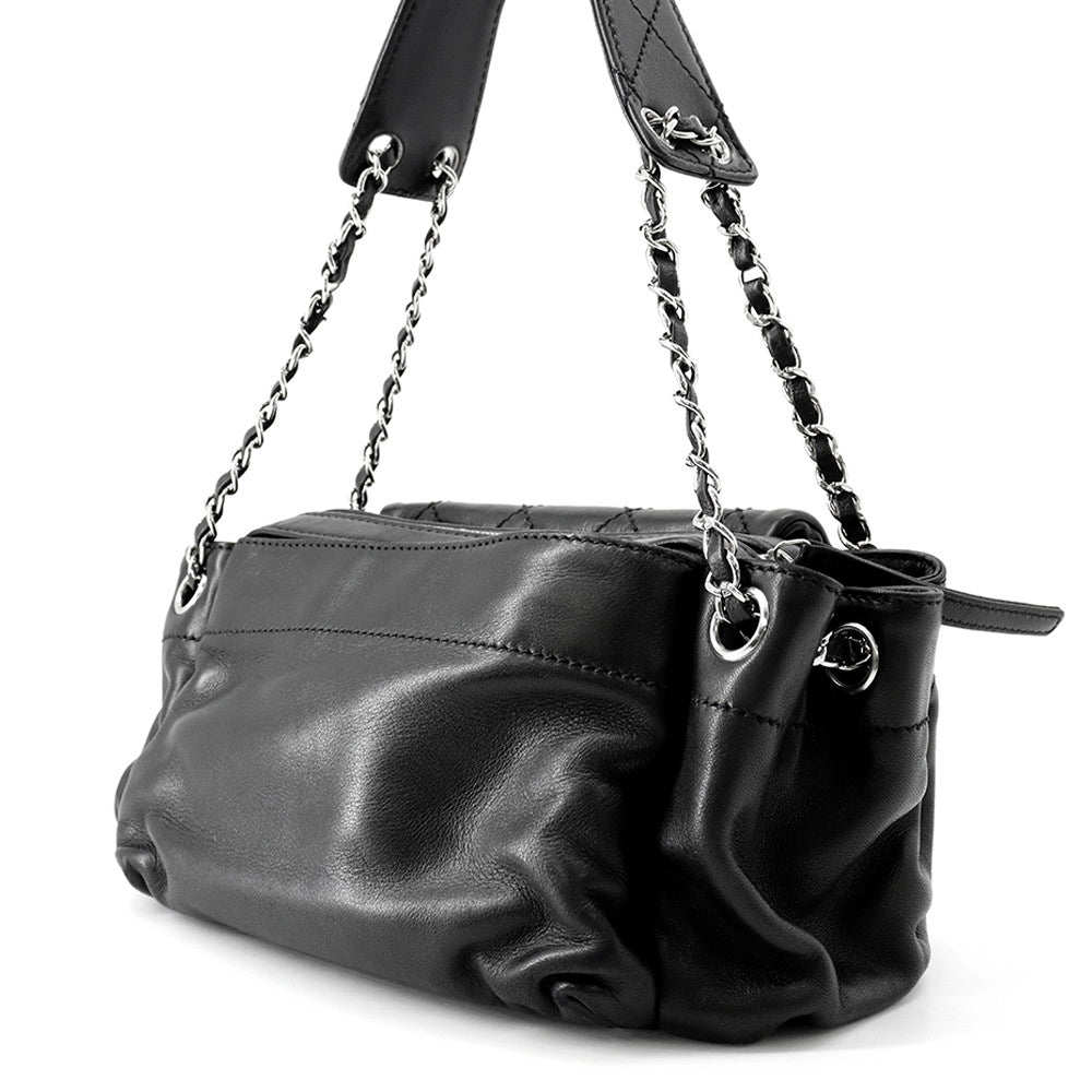 CHANEL Wild Stitch One Shoulder Bag BlackA29923 Lambskin