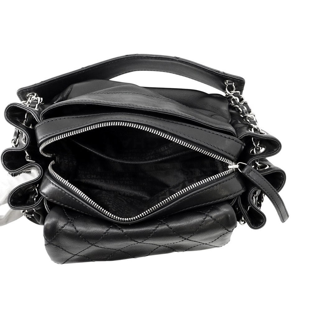 CHANEL Wild Stitch One Shoulder Bag BlackA29923 Lambskin