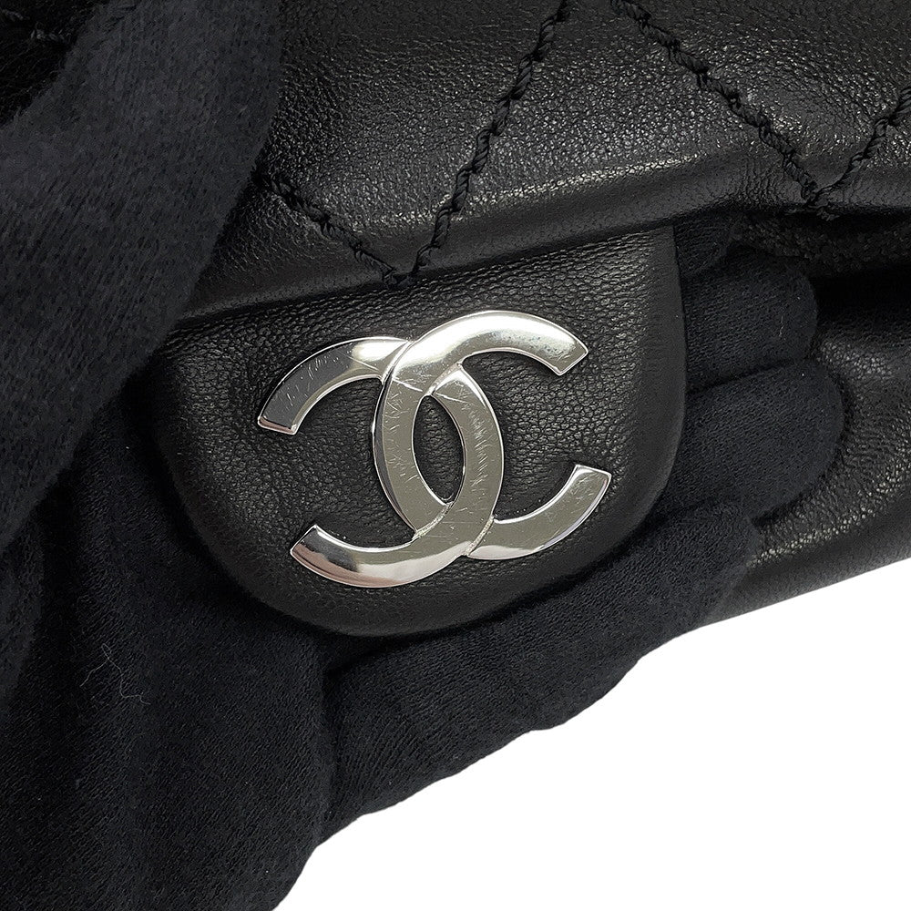 CHANEL Wild Stitch One Shoulder Bag BlackA29923 Lambskin