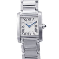 CARTIER Tank francaise SM H25mm×W20mm Stainless Steel Silver DialW51008Q3