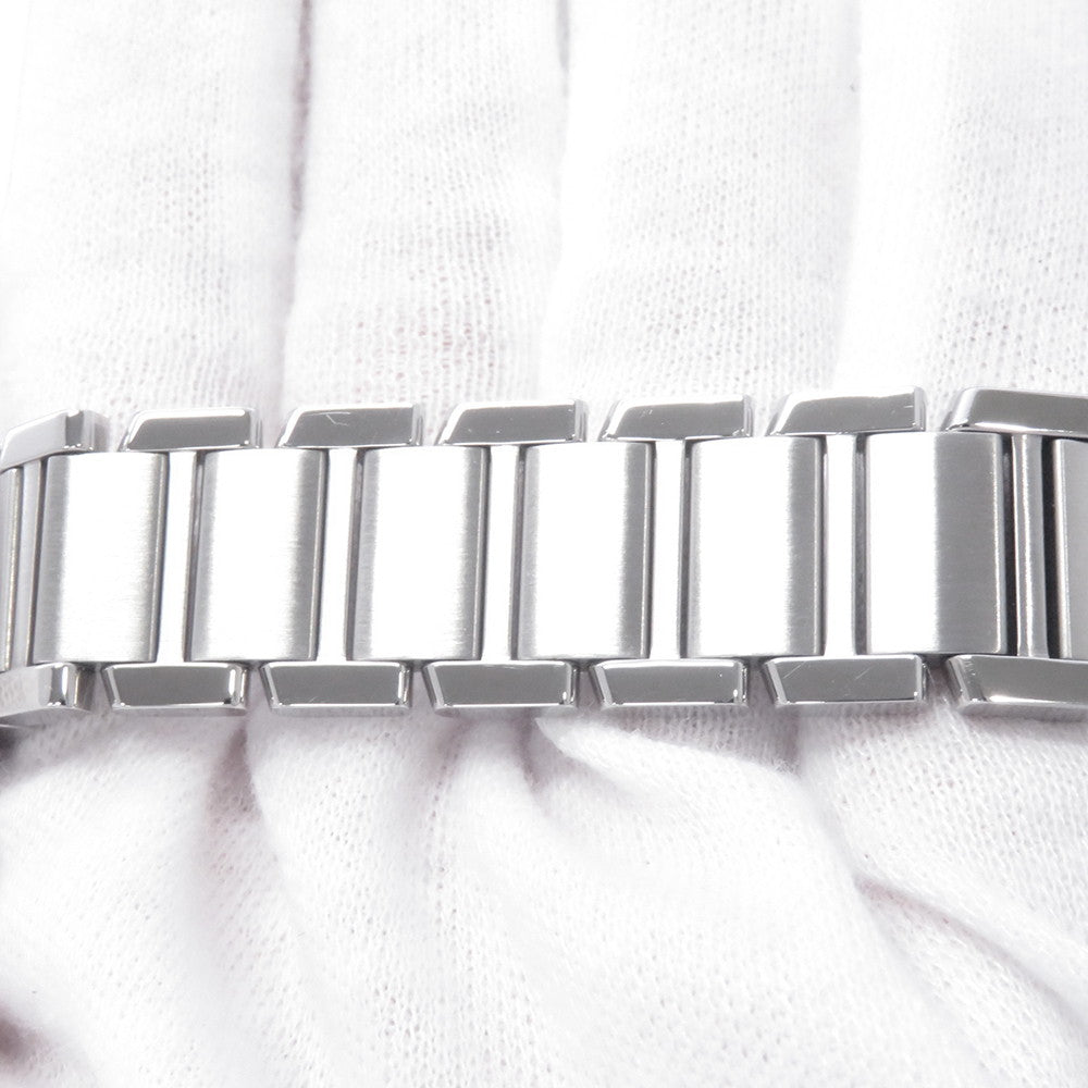 CARTIER Tank francaise SM H25mm×W20mm Stainless Steel Silver DialW51008Q3