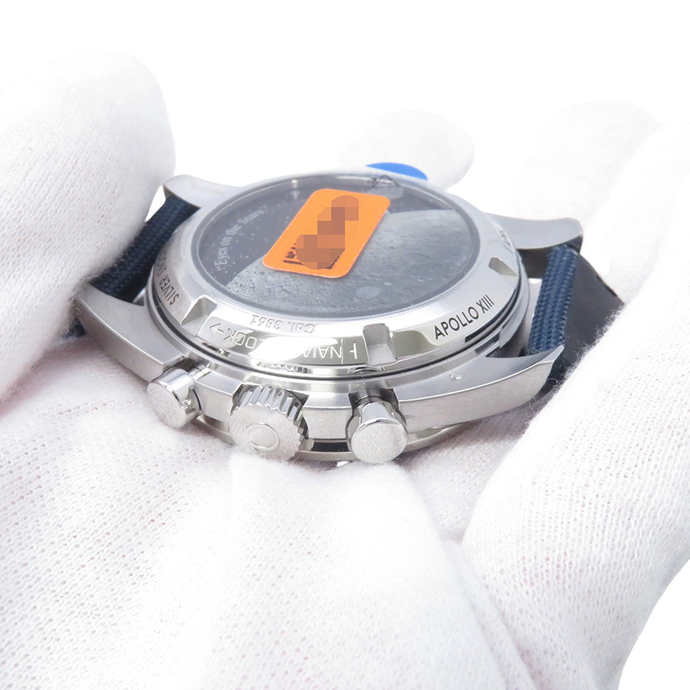 OMEGA Speedmaster 50th Anniversary Silver Snoopy Award W42mm Stainless Steel Nylon Silver Dial310.32.42.50.02.001