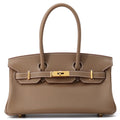HERMES ShoulderBirkin Etoupe Evercolor Size 29