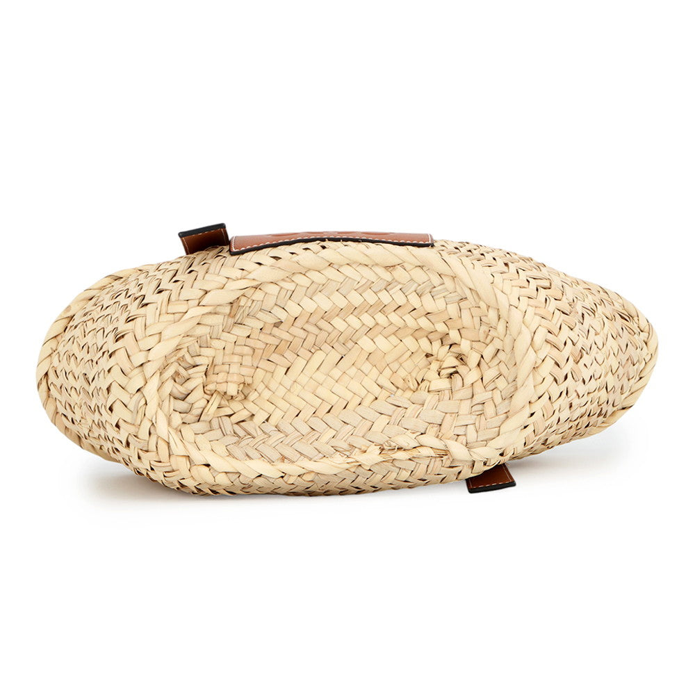 LOEWE Basket Bag Natural/Brown327.02.S93 Raffia Leather