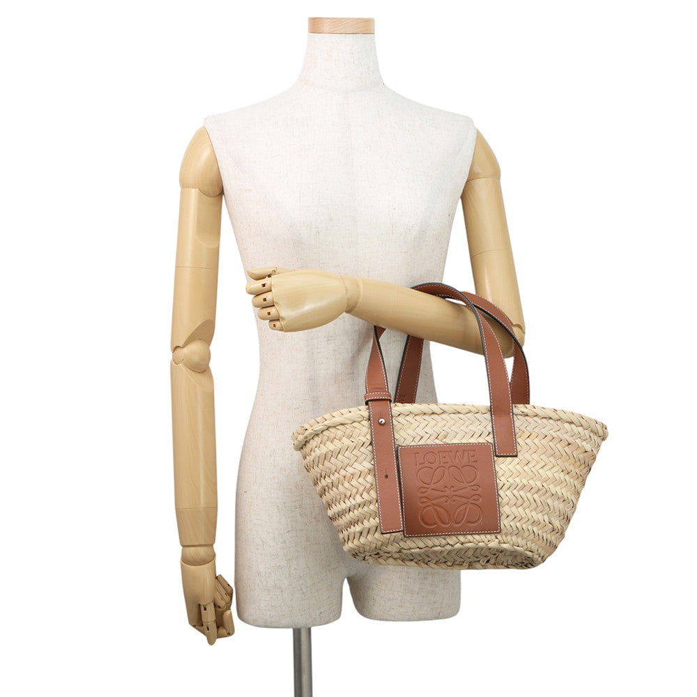 LOEWE Basket Bag Natural/Brown327.02.S93 Raffia Leather