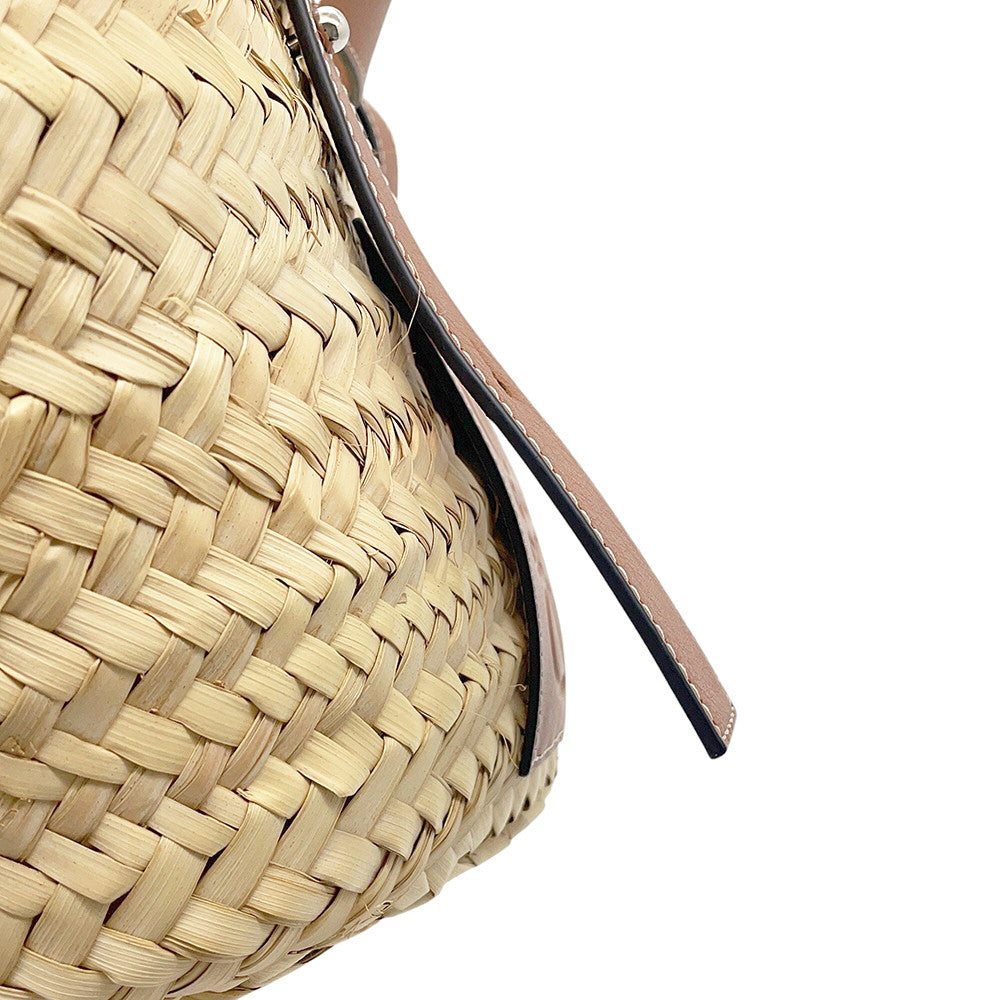 LOEWE Basket Bag Natural/Brown327.02.S93 Raffia Leather