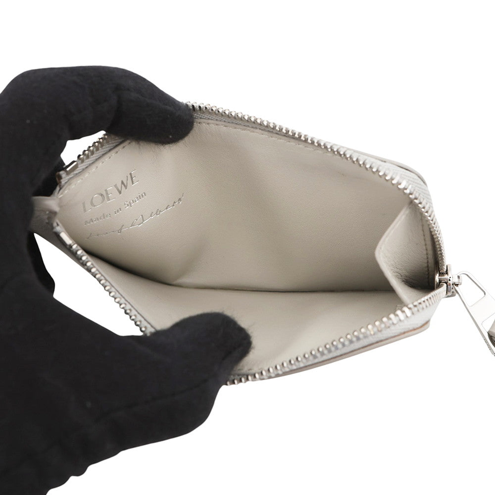 LOEWE LOEWE × Albers LOEWE Albers Coin Purse Card Case Pale Gray/Light CitrineC643Z40XAE Calf Leather