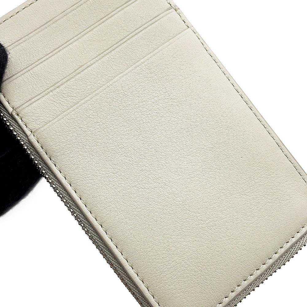 LOEWE LOEWE × Albers LOEWE Albers Coin Purse Card Case Pale Gray/Light CitrineC643Z40XAE Calf Leather