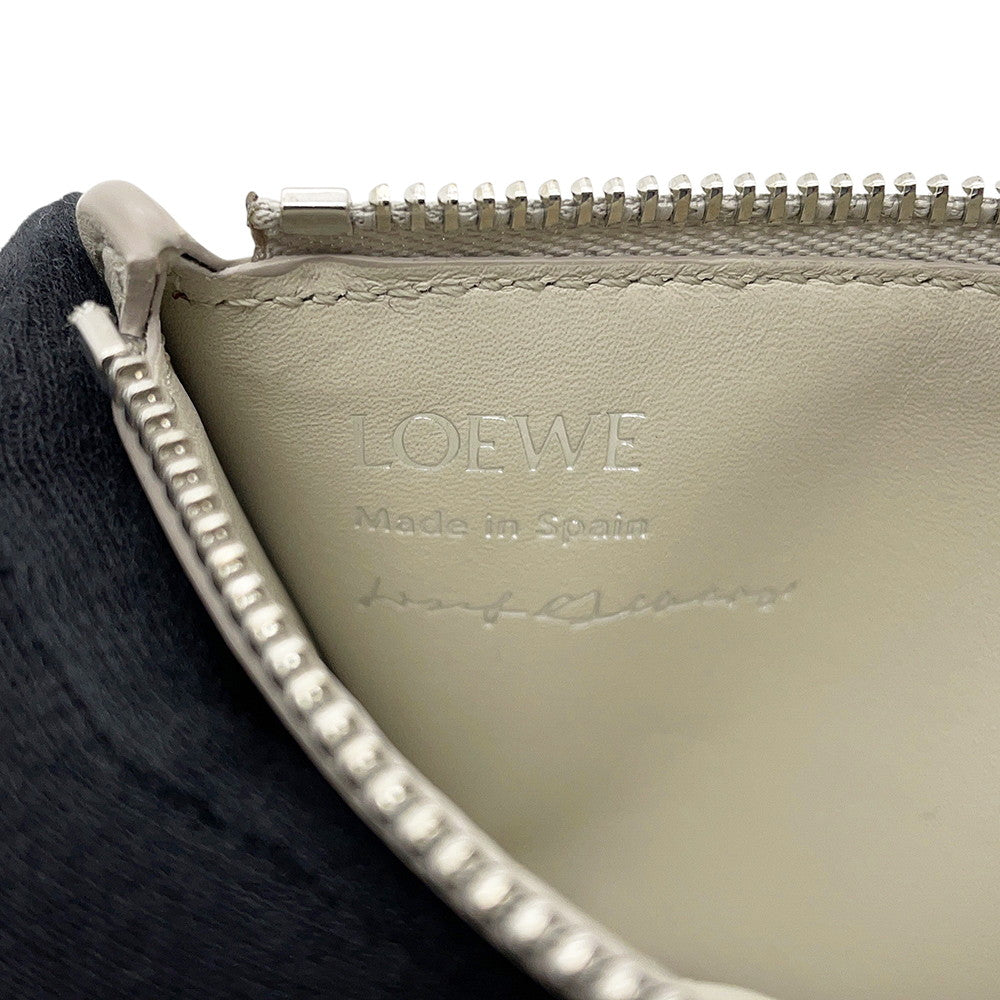 LOEWE LOEWE × Albers LOEWE Albers Coin Purse Card Case Pale Gray/Light CitrineC643Z40XAE Calf Leather
