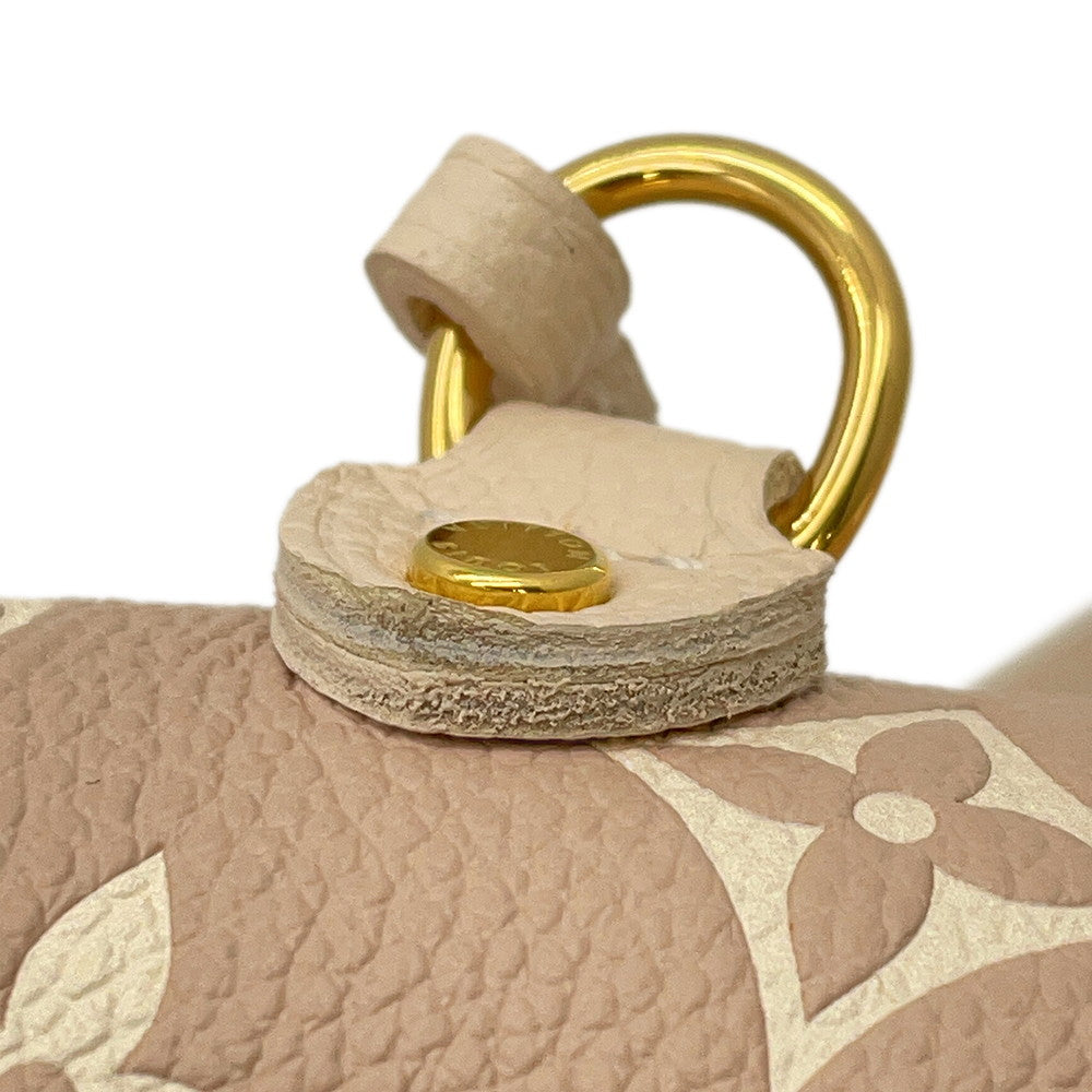 LOUIS VUITTON Neverfull Khaki/BeigeM46102 Monogram Empreinte Leather Size MM