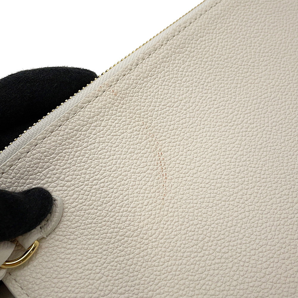 LOUIS VUITTON Neverfull Khaki/BeigeM46102 Monogram Empreinte Leather Size MM