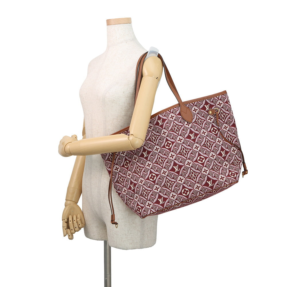 LOUIS VUITTON Neverfull BordeauxM57273 Monogram / Jacquard SINCE1854 Size MM