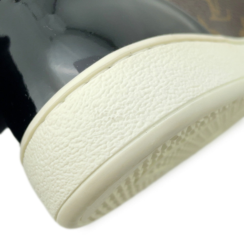 LOUIS VUITTON Front Lowline Monogram Sneakers Brown1A1F4H Patent LeatherMonogram Size 37