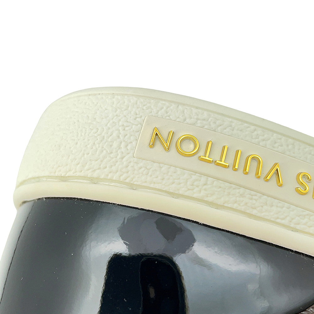 LOUIS VUITTON Front Lowline Monogram Sneakers Brown1A1F4H Patent LeatherMonogram Size 37