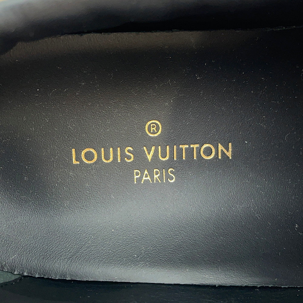 LOUIS VUITTON Front Lowline Monogram Sneakers Brown1A1F4H Patent LeatherMonogram Size 37