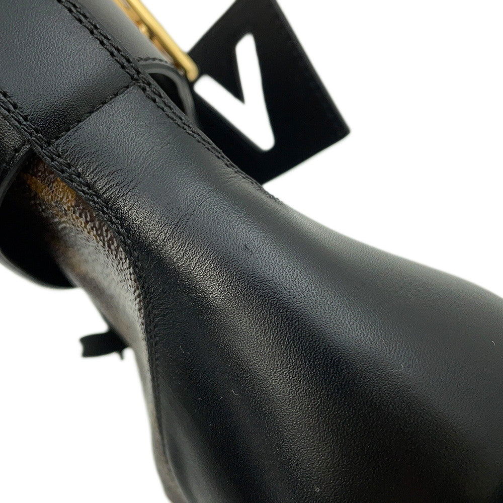 LOUIS VUITTON Wonderland Line EncreBoots Brown1A2Q30 Patent LeatherMonogram Size 38