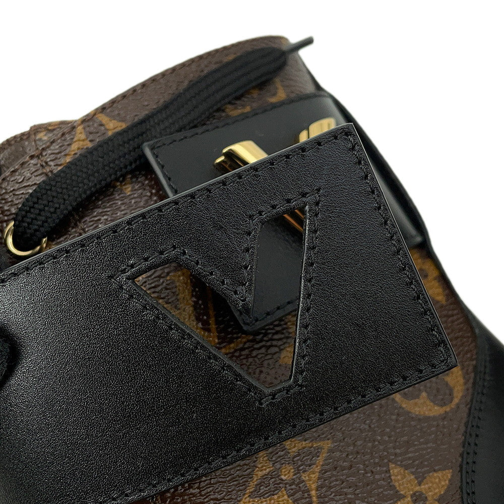 LOUIS VUITTON Wonderland Line EncreBoots Brown1A2Q30 Patent LeatherMonogram Size 38