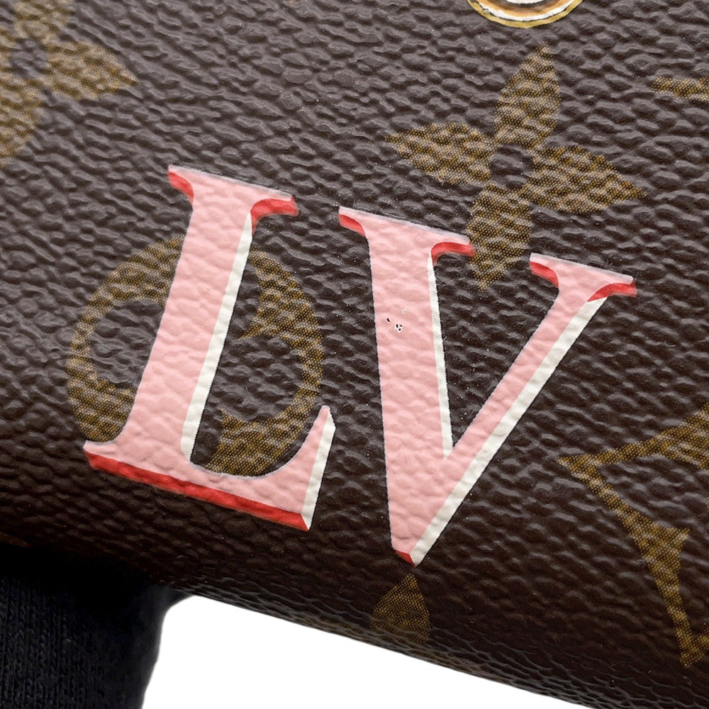 LOUIS VUITTON Zippy Wallet RedM62616 Monogram/Trunk