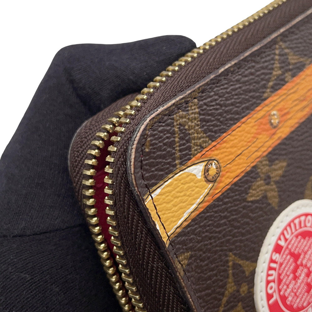 LOUIS VUITTON Zippy Wallet RedM62616 Monogram/Trunk