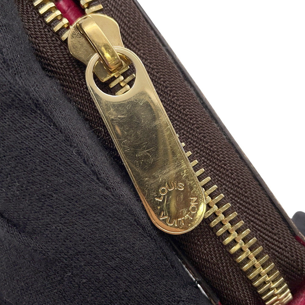 LOUIS VUITTON Zippy Wallet RedM62616 Monogram/Trunk