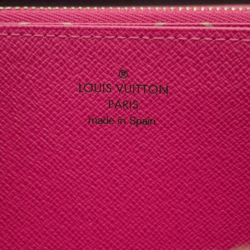 LOUIS VUITTON Zippy Wallet RedM62616 Monogram/Trunk