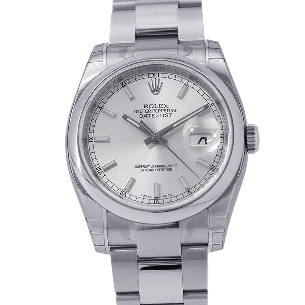 ROLEX Datejust W36mm Stainless Steel Silver Dial116200