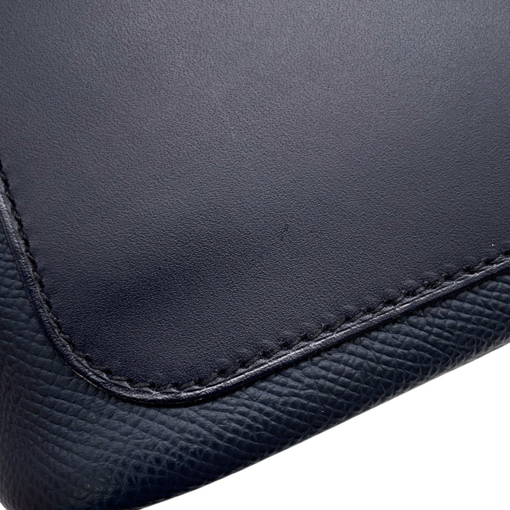 HERMES Bolide Disorder Caban/Blue Indigo Epsom Tadelakt Leather Size 25