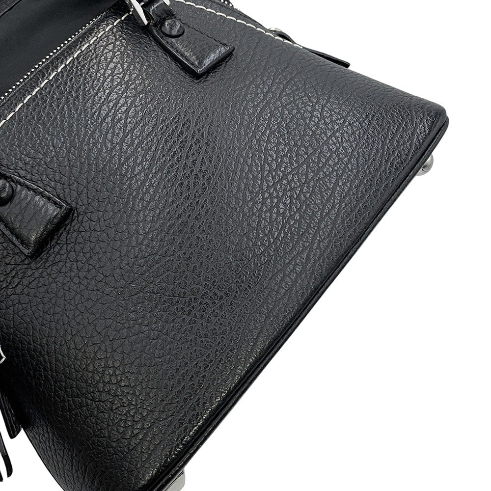 Maison Margiela Maison Margiela 5AC 2WAY Handbag BlackS56WG0081P0396T8013 Leather Nylon Size micro