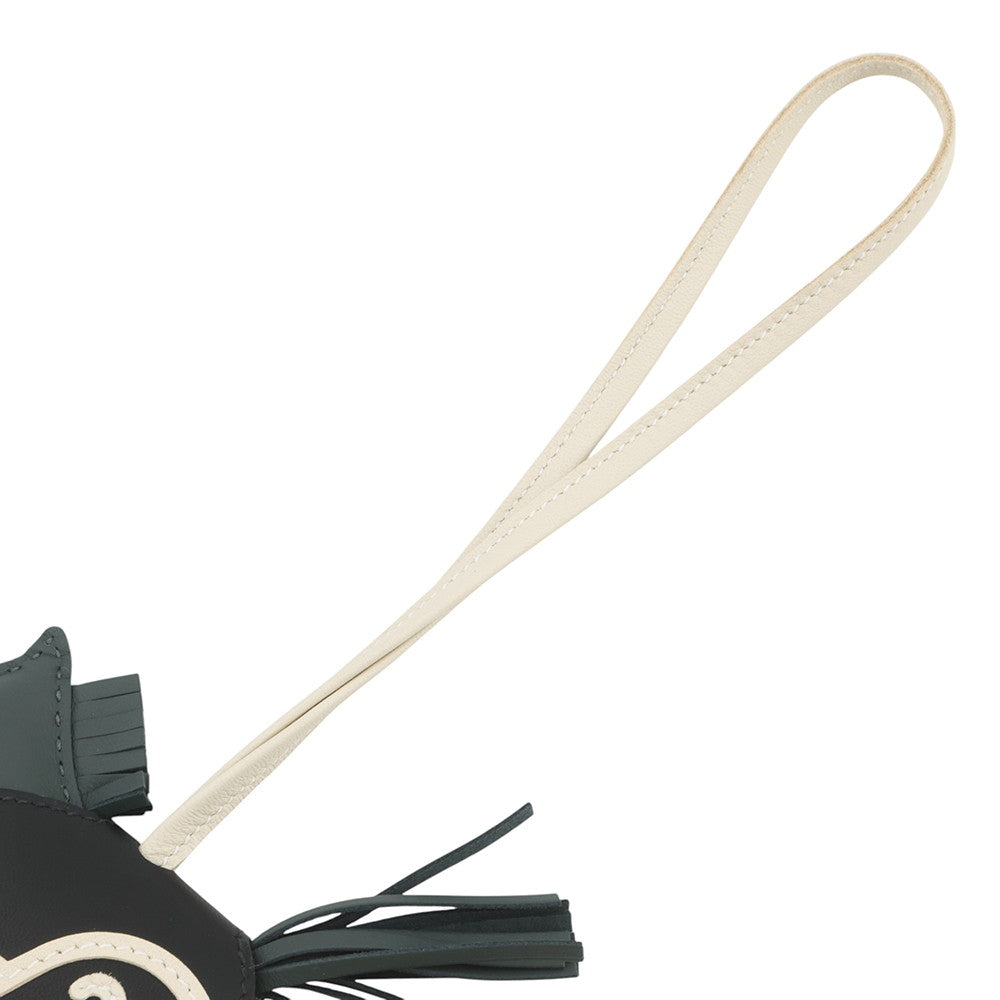 HERMES Rodeo Robeo 24 Size PM Vert Mangrove / Black / Craie Lambskin
