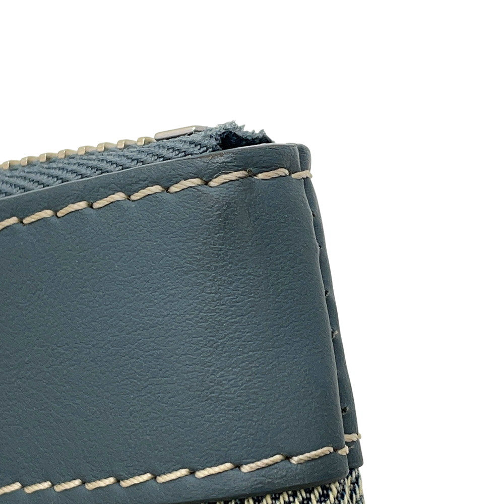 LOUIS VUITTON Pochette to Go BlueM82313 Monogram Washed Denim