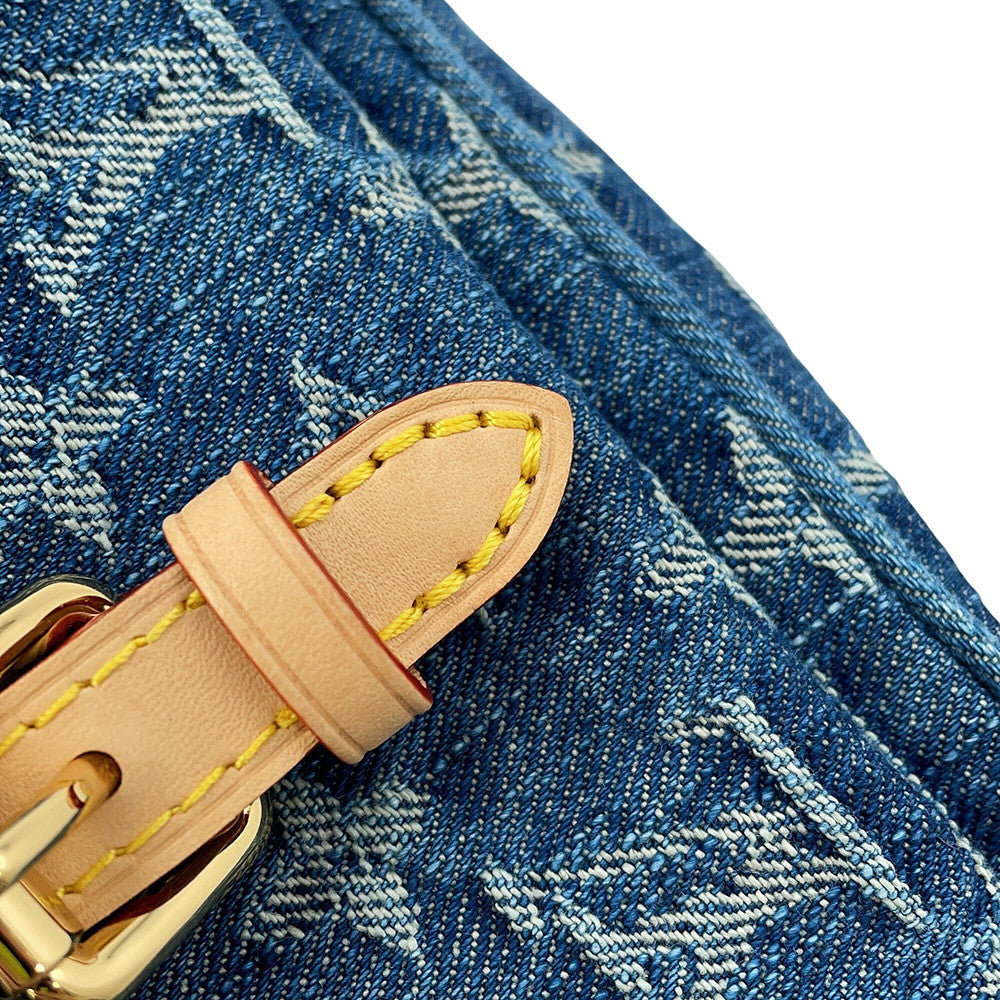 LOUIS VUITTON Pochette Accessoires Cargo Blue DenimM27602 Monogram Denim