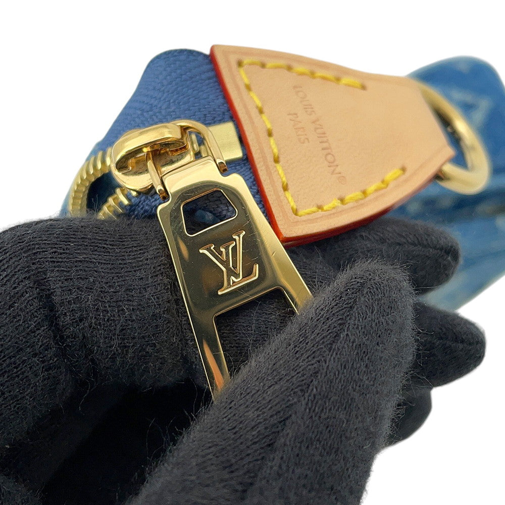 LOUIS VUITTON Pochette Accessoires Cargo Blue DenimM27602 Monogram Denim