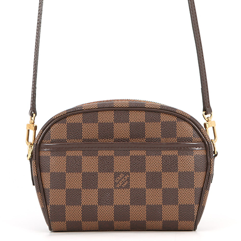 LOUIS VUITTON Pochette・Ipanema OrangeN51296 Damier Ebene Canvas