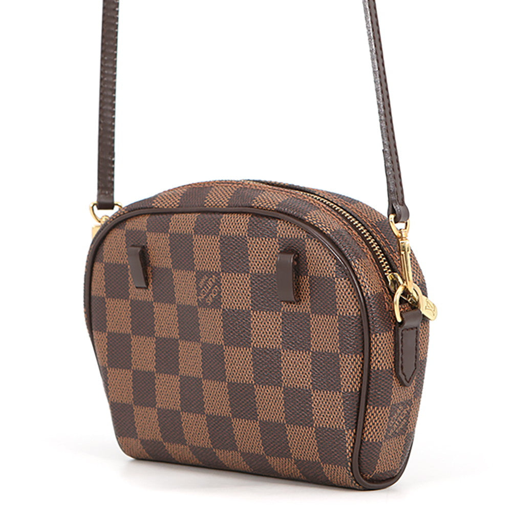 LOUIS VUITTON Pochette・Ipanema OrangeN51296 Damier Ebene Canvas