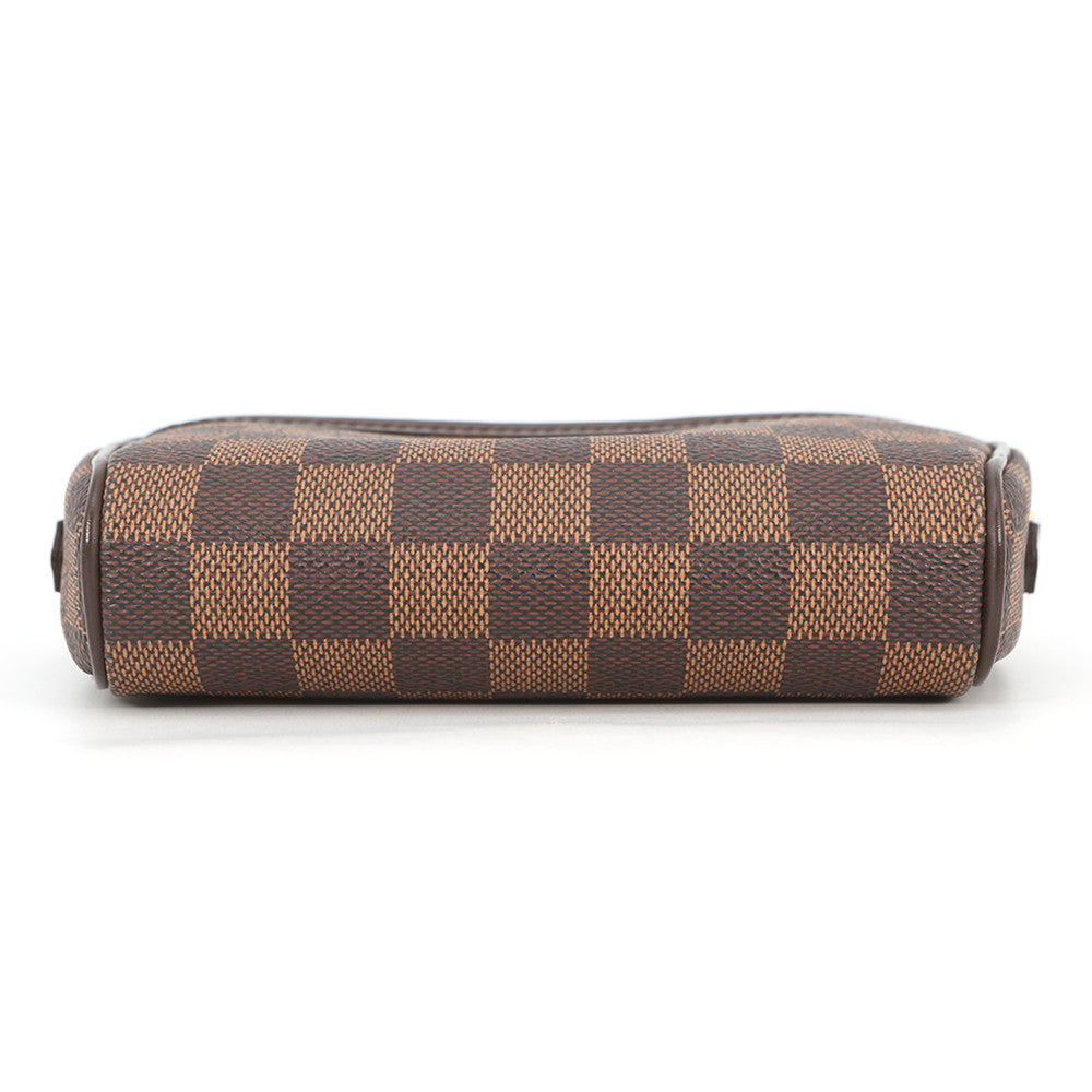 LOUIS VUITTON Pochette・Ipanema OrangeN51296 Damier Ebene Canvas