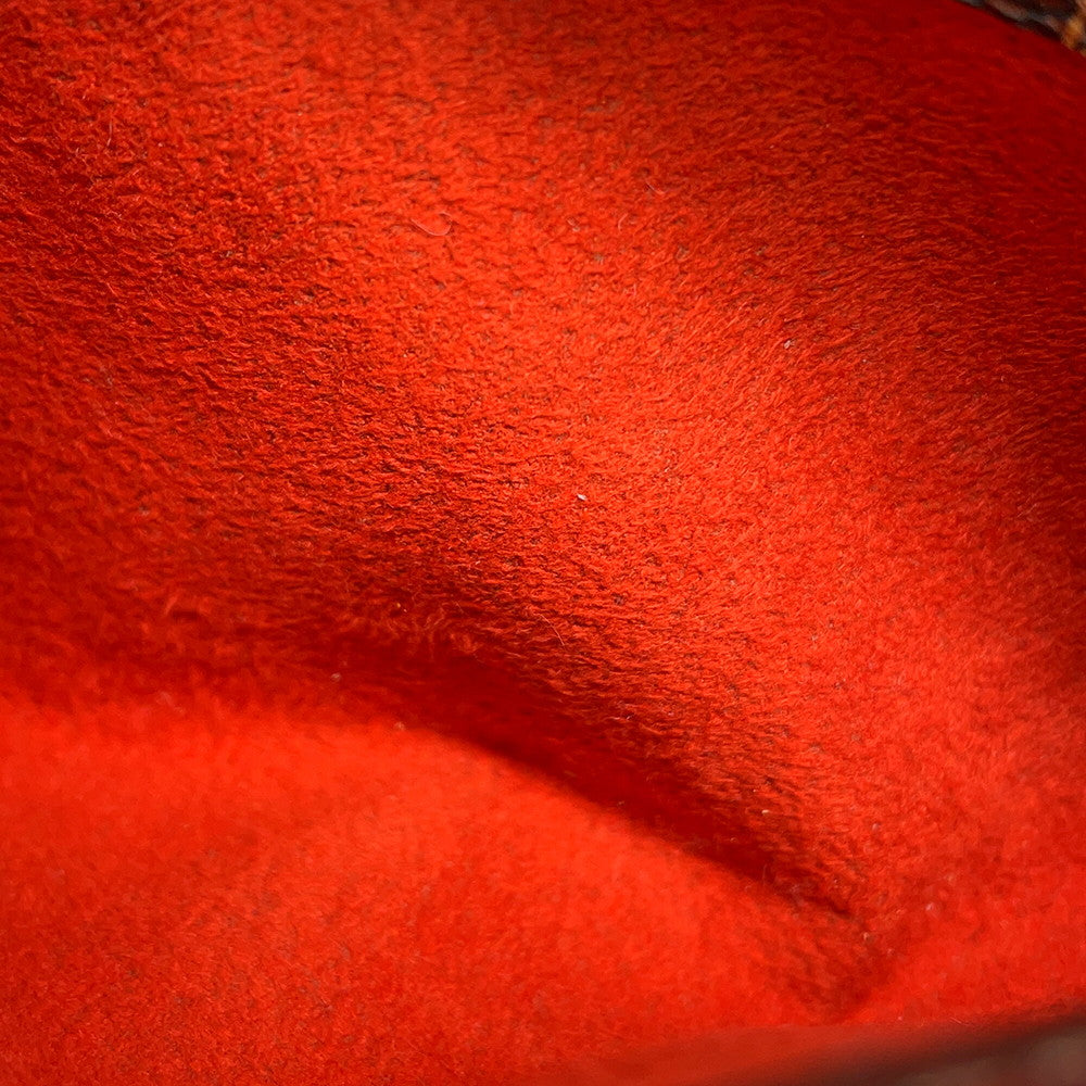 LOUIS VUITTON Pochette・Ipanema OrangeN51296 Damier Ebene Canvas
