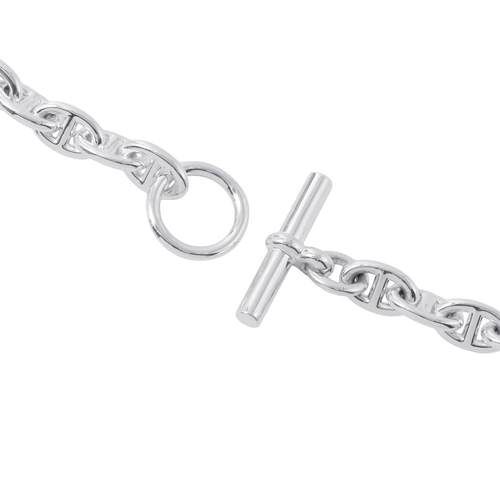 HERMES Chaine d'Ancre Necklace 43 frames Size PM SV925