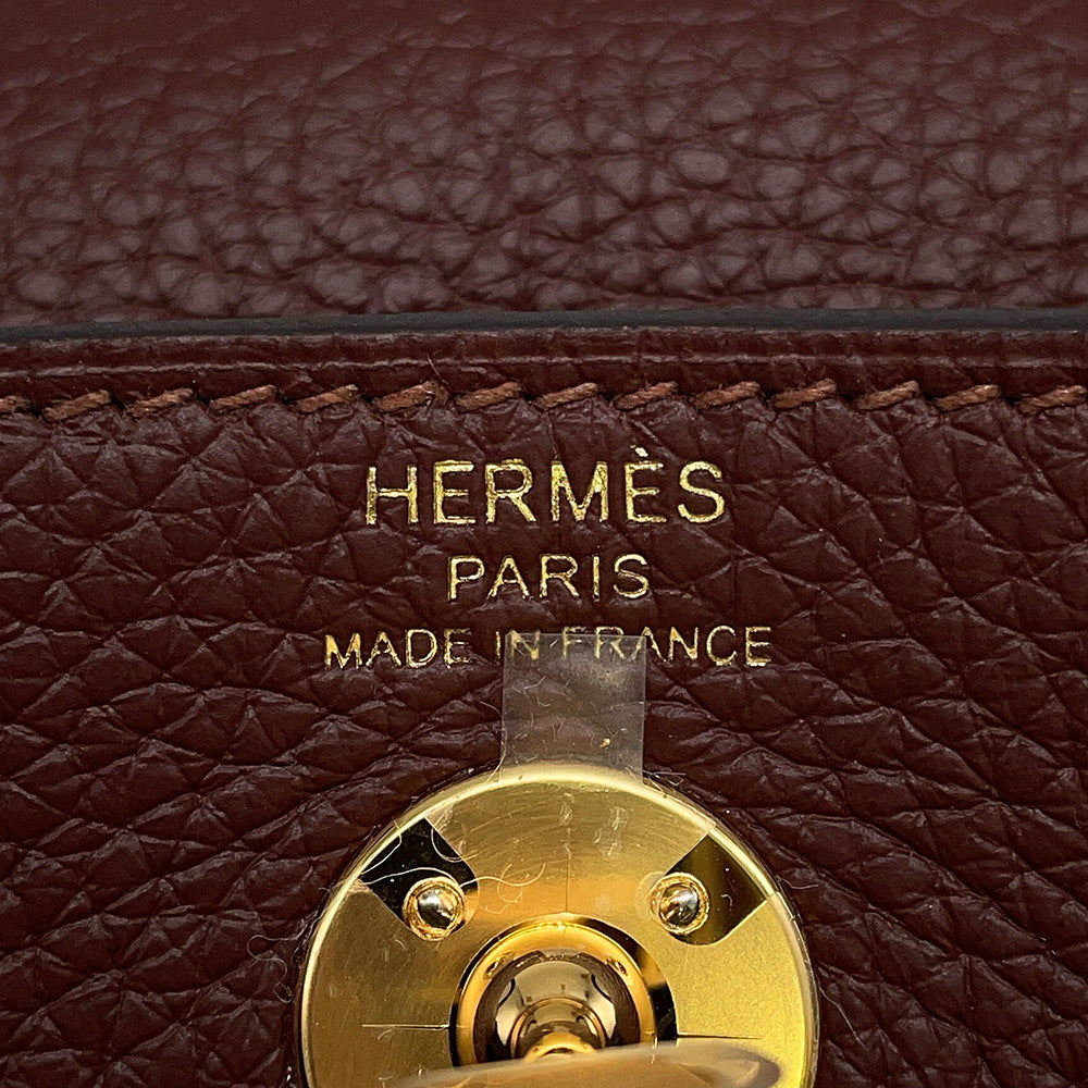 HERMES Lindy Terre Taurillon Clemence Size Mini