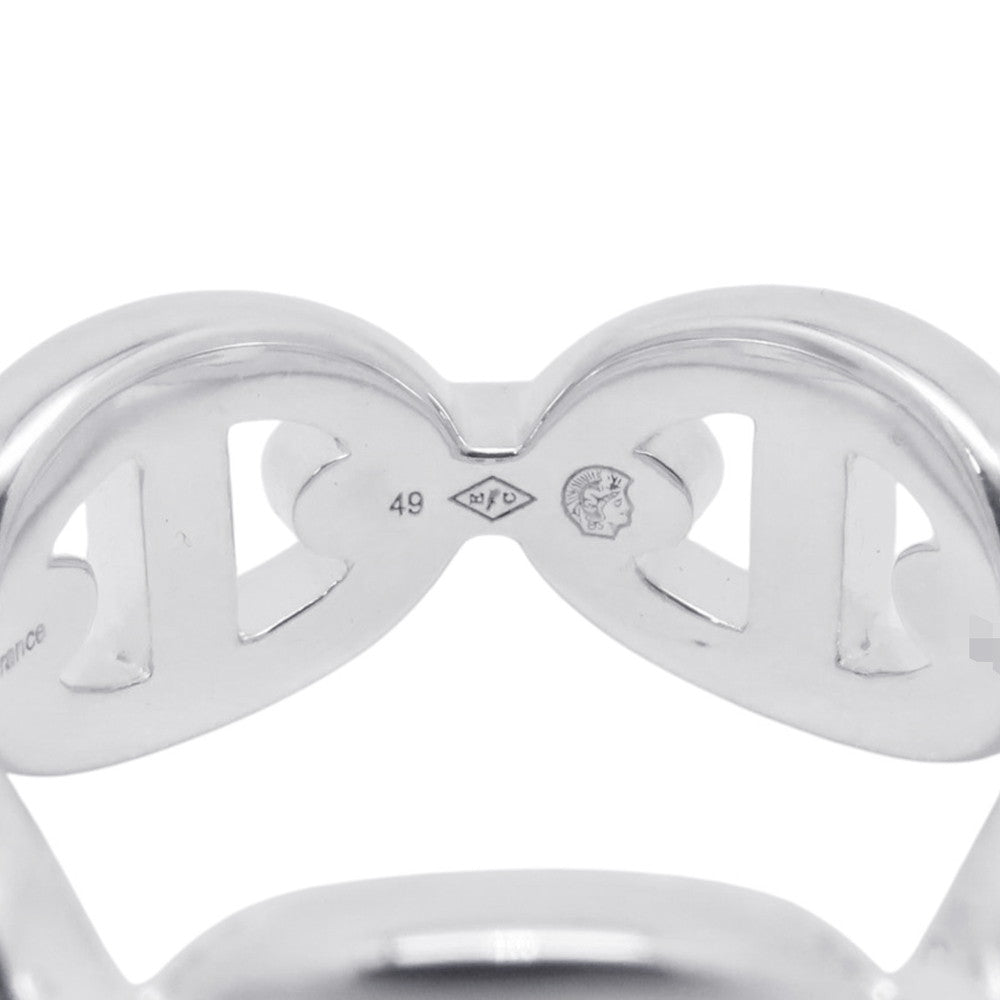 HERMES Chaine d'Ancre Anchene Ring Size PM/49/#9 SV925