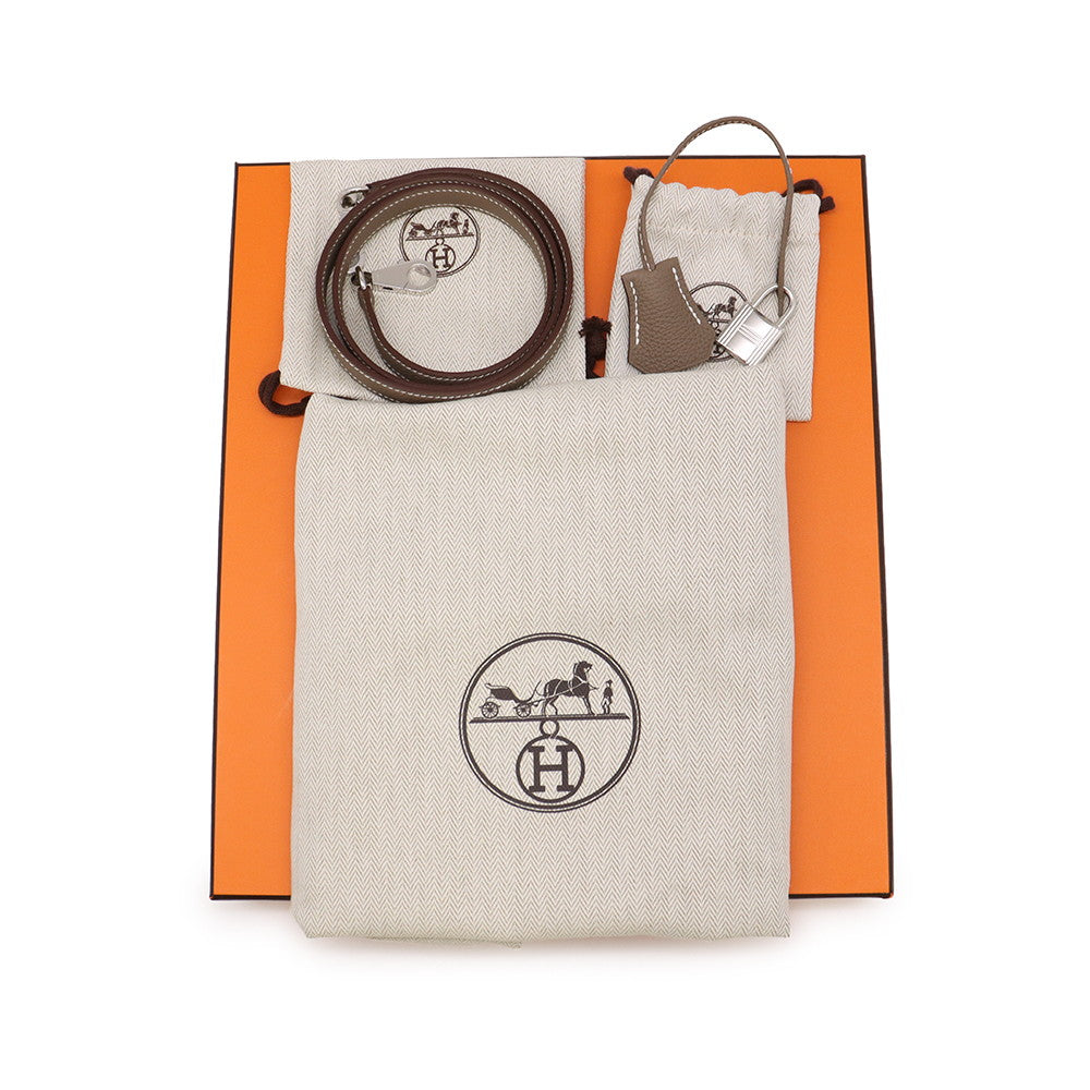 HERMES Kelly Retourne Etoupe Togo Leather Size 25
