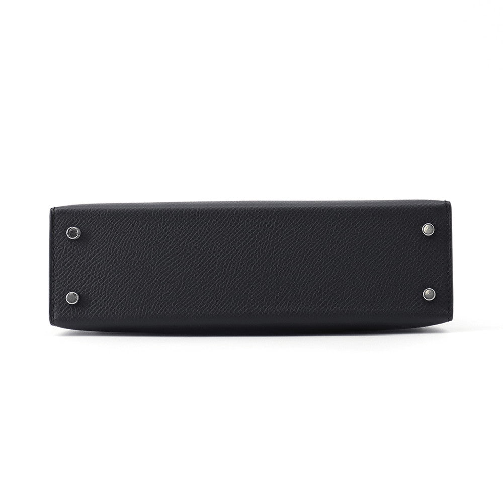 HERMES Mini Kelly 2 Black Epsom