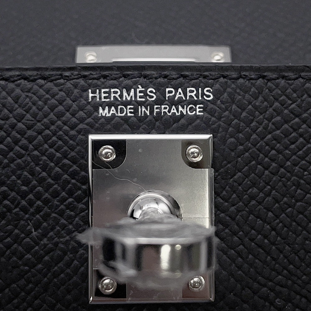 HERMES Mini Kelly 2 Black Epsom