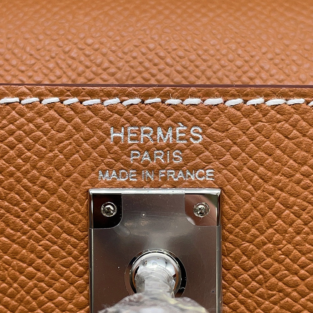 HERMES Kelly Sellier Gold Epsom Size 25