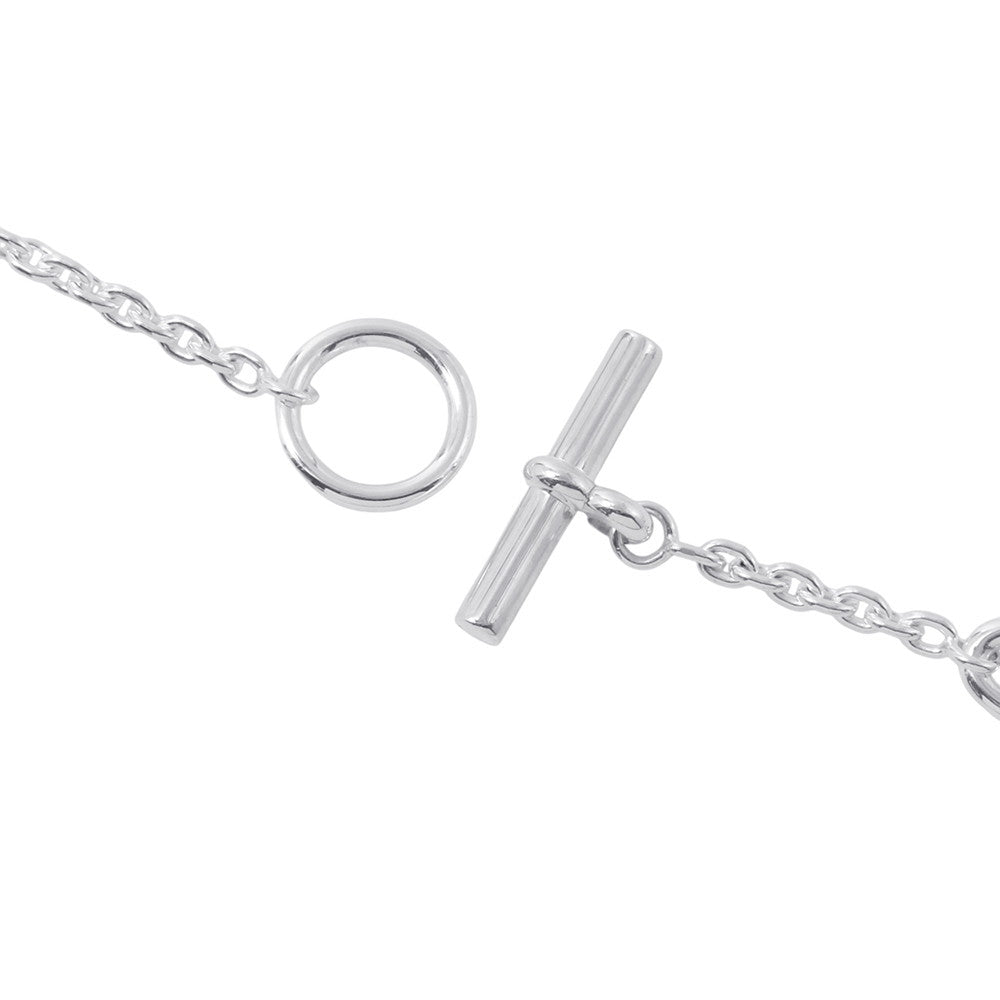 HERMES Chaine d'Ancre Farandole Necklace Size 80 SV925